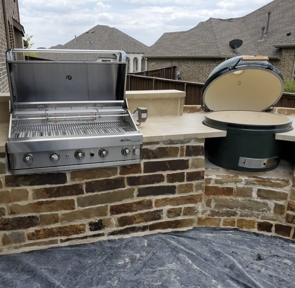 outdoor kitchen