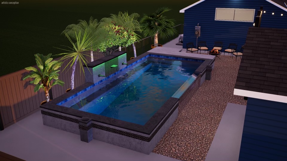 3D Pool Design